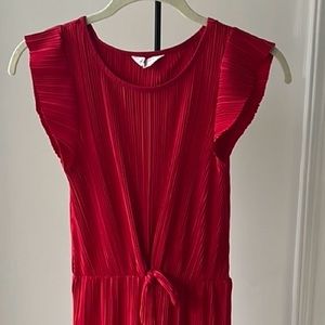 Girls Red H&M Romper size 10